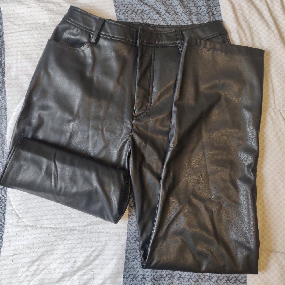 Asos faux leather pants